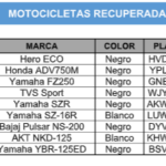 Motos recuperadas