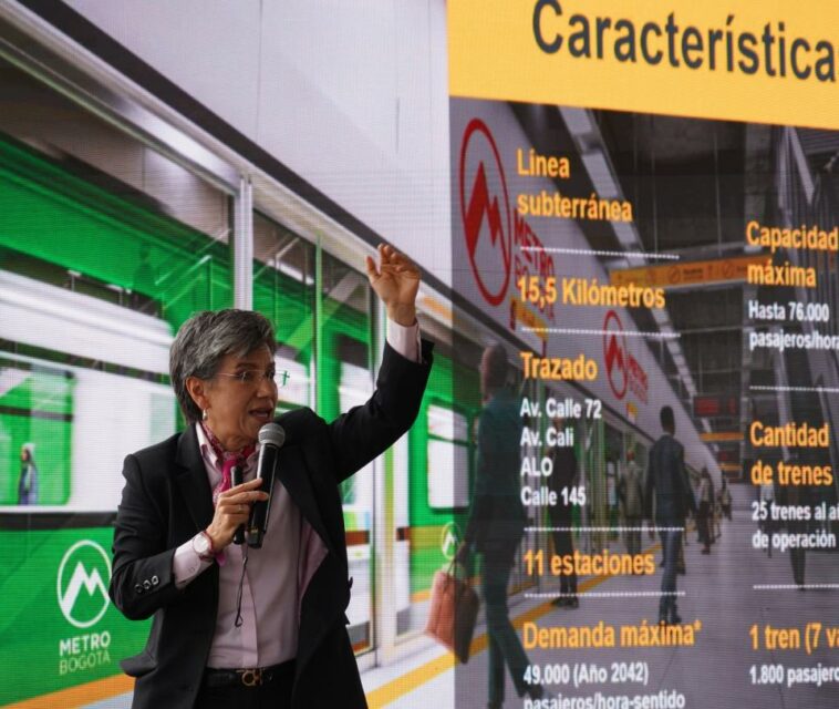 BID financiará Línea 2 del Metro de Bogotá por 415 millones de dólares