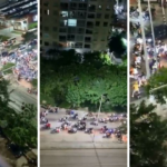 Caravana de motociclistas como 'pedro por su casa'; provocaron caos en Barranquilla