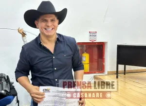 Cesar Ortiz recibió credencial para convertir a Casanare en una “tierra de oportunidades”