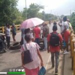Cierre de carretera entre Urabá y Montería en protesta por invasión a terrenos escolares