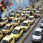 Colombia, taxistas, cese de actividades