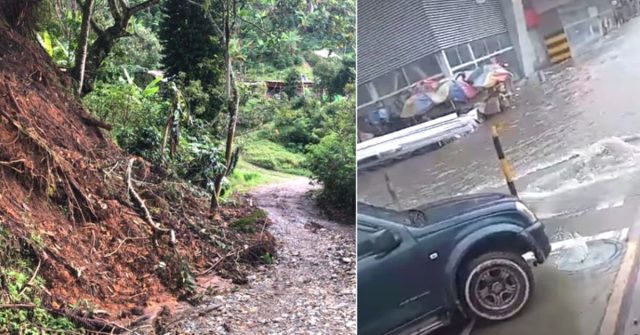 Córdoba, Calarcá, Salento, Armenia, La Tebaida y Quimbaya, gravemente afectados por las lluvias