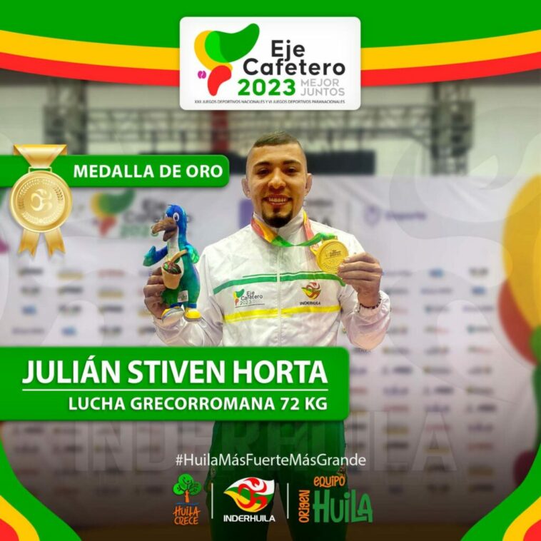 Deportistas Huilenses brillan en Juegos nacionales, Horta Conquistó el oro.