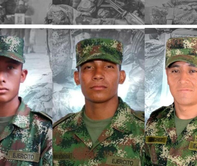 Disidentes de las Farc asesinaron a tres soldados profesionales en Antioquia y Cauca