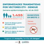 El 2.1% de los casos reportados en Casanare, corresponde a dengue grave