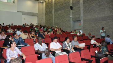 El evento ‘Conversemos sobre tierras en Risaralda’ se realizó en la sala magistral 1, bloque Y de la UTP