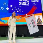 Elsa Noguera recibió la bandera de los Juegos Parapanamericanos Barranquilla 2027