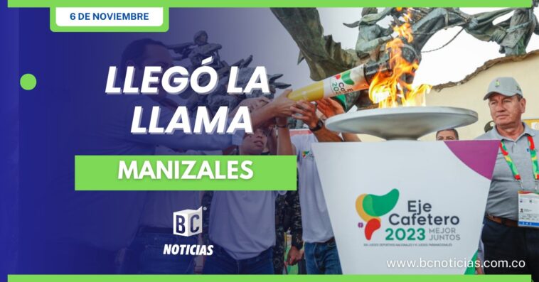 En Manizales se encendió la llama de los Juegos Nacionales