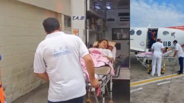 En avión ambulancia trasladaron a Cúcuta a comunicadora araucana