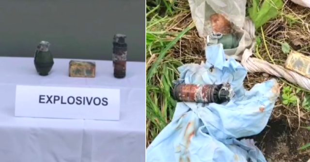 En zona rural de Armenia fueron hallados varios explosivos