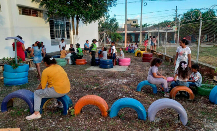 Entregan parque ecológico para niños en el barrio Vereda Tropical en Montería