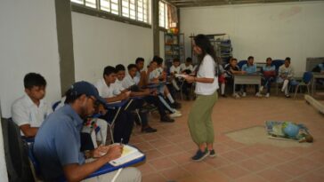Estudiantes de la IED La Revuelta participaron en ciclo pedagógico de Educapaz en el Parque Tayrona