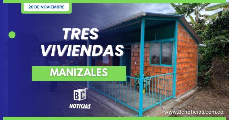 Gobernación y Alcaldía entregaron tres viviendas en zona rural de Manizales