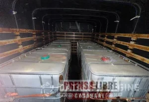 Incautados en Arauca 1600 galones de crudo hurtados por el ELN al Oleoducto Caño Limón Coveñas
