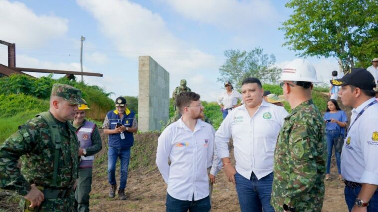 Inicia instalación de puente militar en Concordia, Magdalena