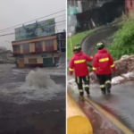 Inundaciones y deslizamientos dejaron las lluvias este sábado en el Quindío