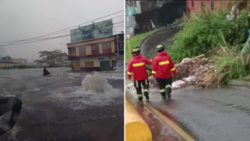 Inundaciones y deslizamientos dejaron las lluvias este sábado en el Quindío