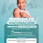 La Jornada Nacional de Vacunación se realizará este sábado 25 de noviembre