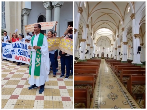 La iglesia en Barranquilla a la que le cortaron el agua, está en pleito por alto costo de la factura