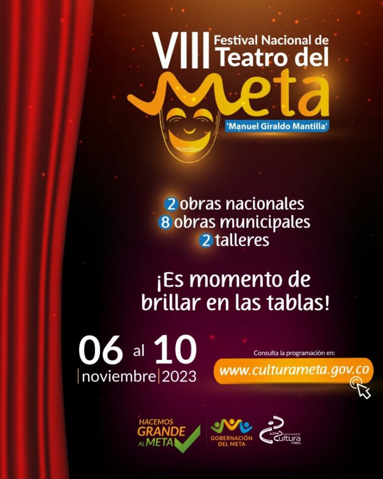 Las nuevas tablas resonarán en el VIII Festival Nacional de Teatro del Meta