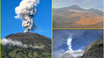 Desde el Servicio Geológico Colombiano alertaron sobre el estado de los principales volcanes de Nariño y su sismicidad