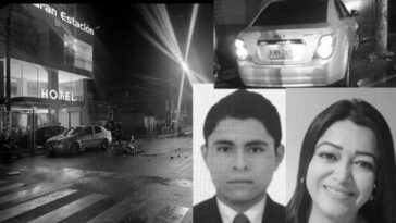 Luis Capera y Lina Márquez, víctimas mortales de siniestro vial ocasionado por conductor ebrio