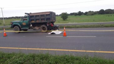 Motociclista pierde la vida en accidente de tránsito en Lorica