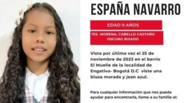 No hay rastro: Niña de 9 años desapareció en Bogotá cuando iba camino a la casa de su abuela