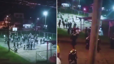 Noche de enfrentamientos y disturbios en Armenia entre barristas de equipos de fútbol