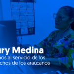 Nury Medina: 27 años al servicio de los derechos de los araucanos