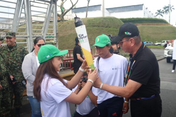 Pereira recibió oficialmente el fuego deportivo de los Juegos Nacionales 2023 