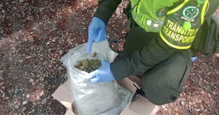 Policía incautó más de 1.600 dosis de marihuana y 88 gramos de cocaína en vías de La Dorada