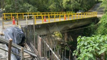 Puente la Soledad entre Quimbaya y Filandia, pronto estará nuevamente al servicio de la comunidad