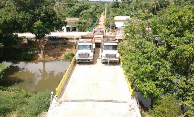 Puentes sobre Caño Bugre están en fase final de terminación