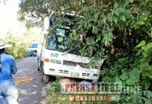 Semoviente causó accidente de ruta escolar en Nunchía