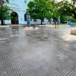 Terminan de sanear parque central de Montería