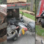 VIDEO. Una moto y dos vehículos de carga implicados en una accidente en San Diego - La Ceja