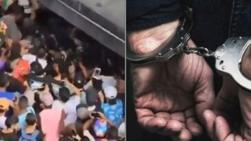 Video: impresionante linchamiento de una turba a presunto ladrón y a la Policía en Cali