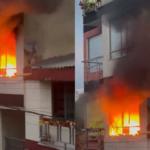 'Ayuden rápido': voraz incendio dejó calcinado un apartamento en Santander