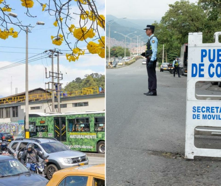 Evite multas: así regirá el pico y placa en Medellín el viernes 29 de diciembre