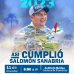 A partir de las 8:00 am, Salomón Sanabria entregará en detalle los resultados de cuatro años de su gestión