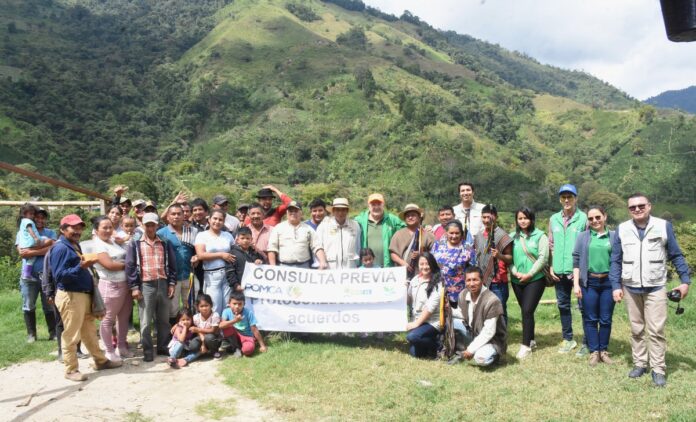 Acuerdos previos con indígenas Nasa para aprobar el POMCA del río Yaguará