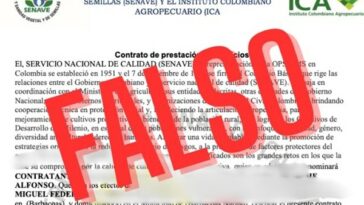 Desde el ICA advirtieron  que en Nariño no se ha celebrado ningún acuerdo de cooperación técnica con el Servicio Nacional de Calidad y Sanidad Vegetal.