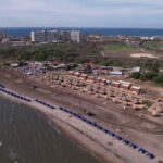 Autoridades alertan a bañistas ante fuertes vientos generados en playas del Atlántico