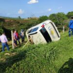 Cuatro personas heridas en accidente de tránsito en jurisdicción de Aguazul