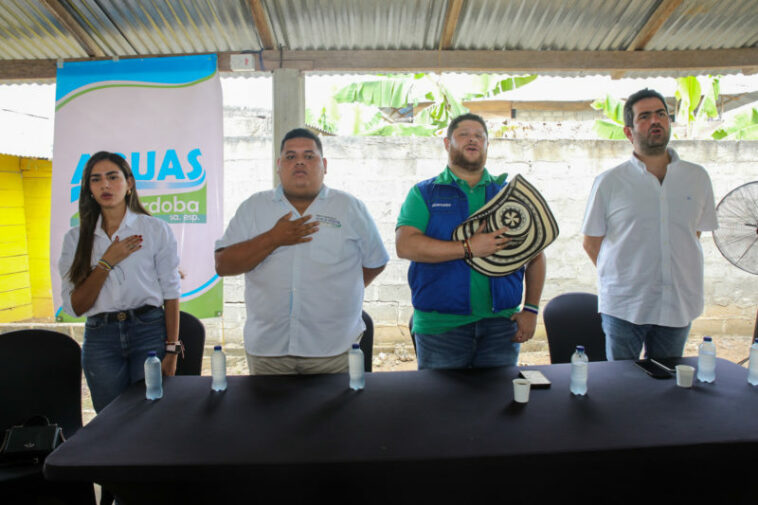 Cumplieron al Alto Sinú: Orlando Benítez y el Gerente de Aguas de Córdoba inauguran nuevo sistema de acueducto en Valencia