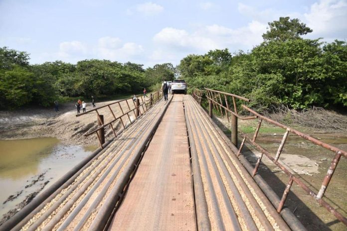 De plácemes comunidad de Cabuyare y sectores aledaños porque después de casi 30 años es una realidad construcción del puente que desembotellará el sector