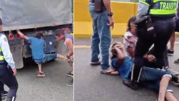 Dos jóvenes fueron retenidos luego de intentar hurtar camiones en el Alto de La Línea