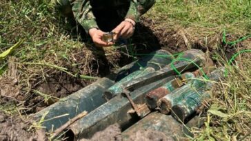 En Arauca el Ejército destruyó material explosivo del ELN